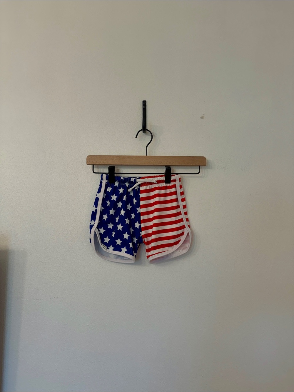 Kids Patriotic Stars & Stripes Shorts - Red, White & Blue